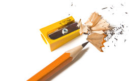 pencil and pencil sharpener